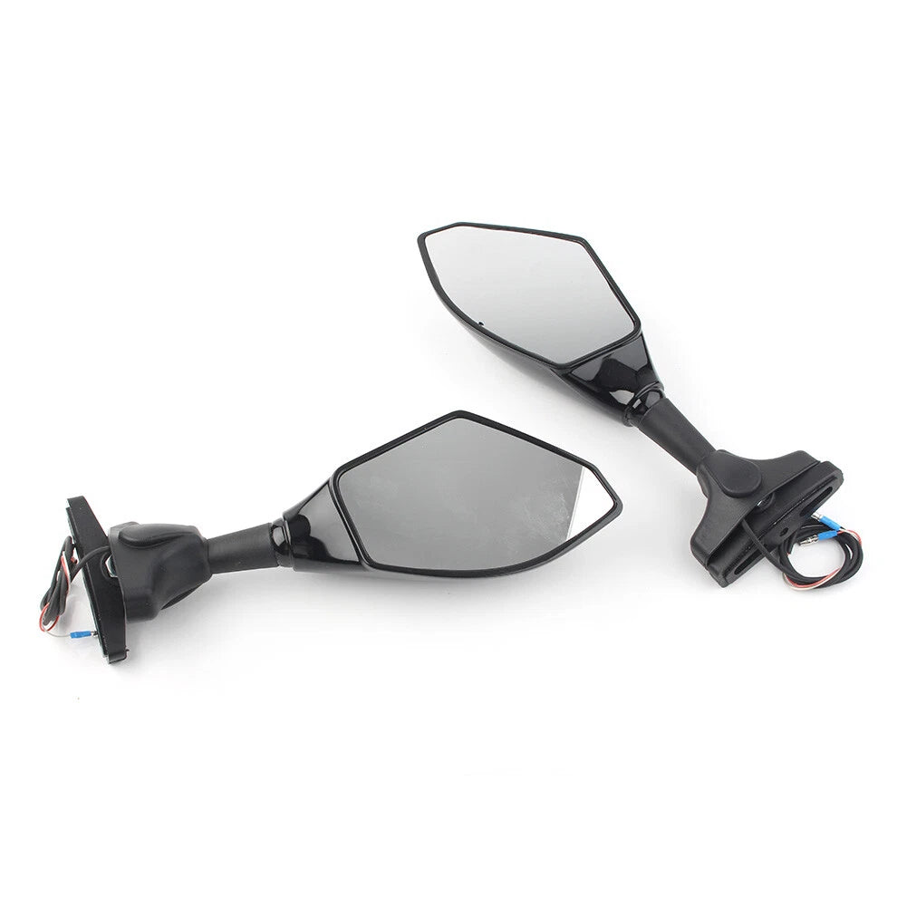 LED Turn Signal Rearview Mirror for Honda Kawasaki Yamaha Suzuki