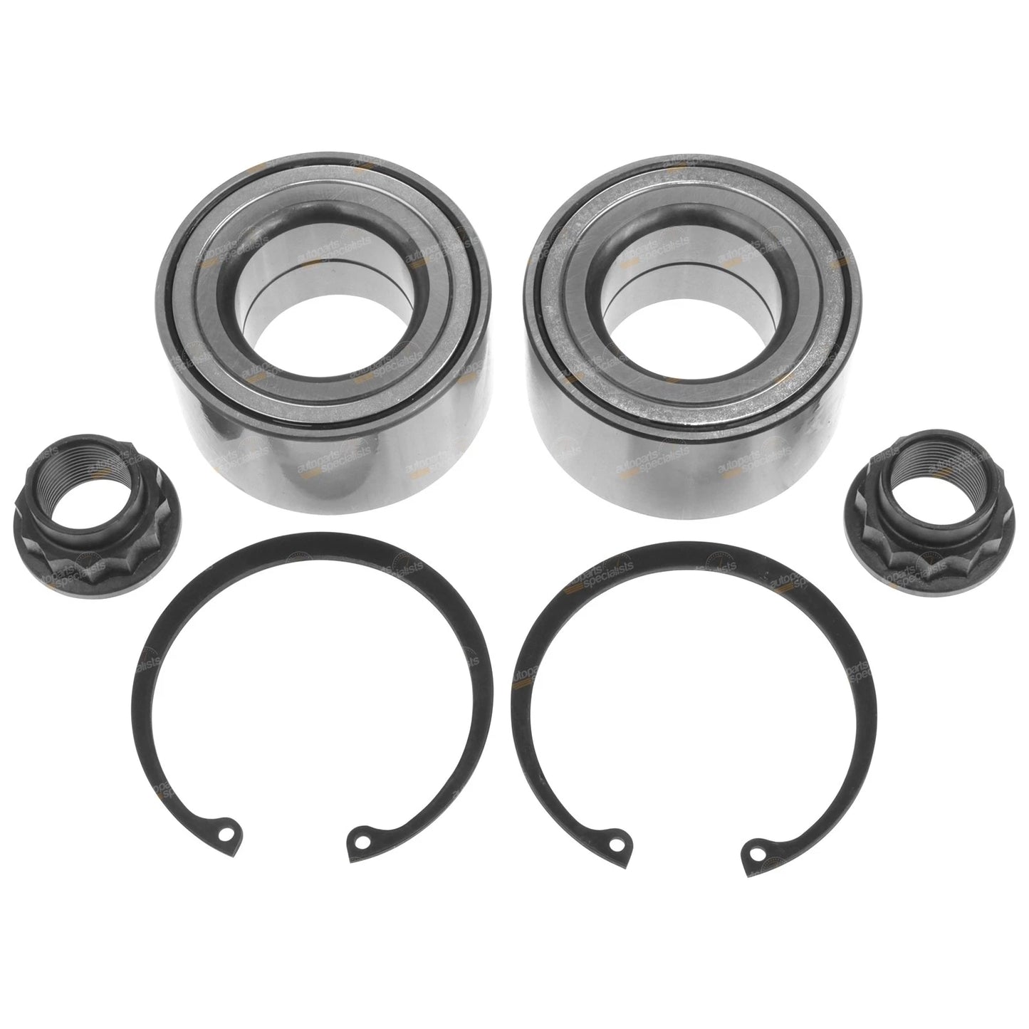 2 x Front Wheel Bearing Kits for Toyota Prius C NHP10R 1.5L 1NZ-FXE (2012–2017)