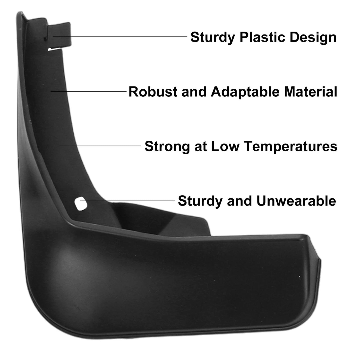 Front & Rear Mud Flaps for Ford Taurus (2015-2019)
