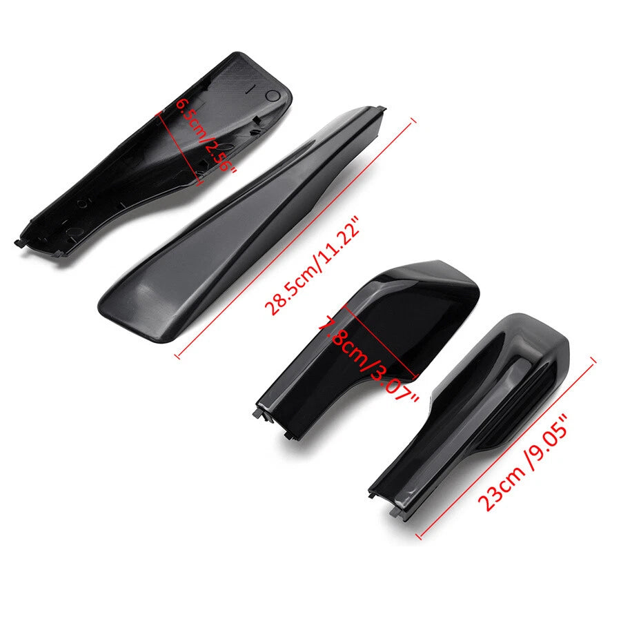 4 Pcs Black Roof Rack Cover for Toyota RAV4 XA20 (2001-2005)