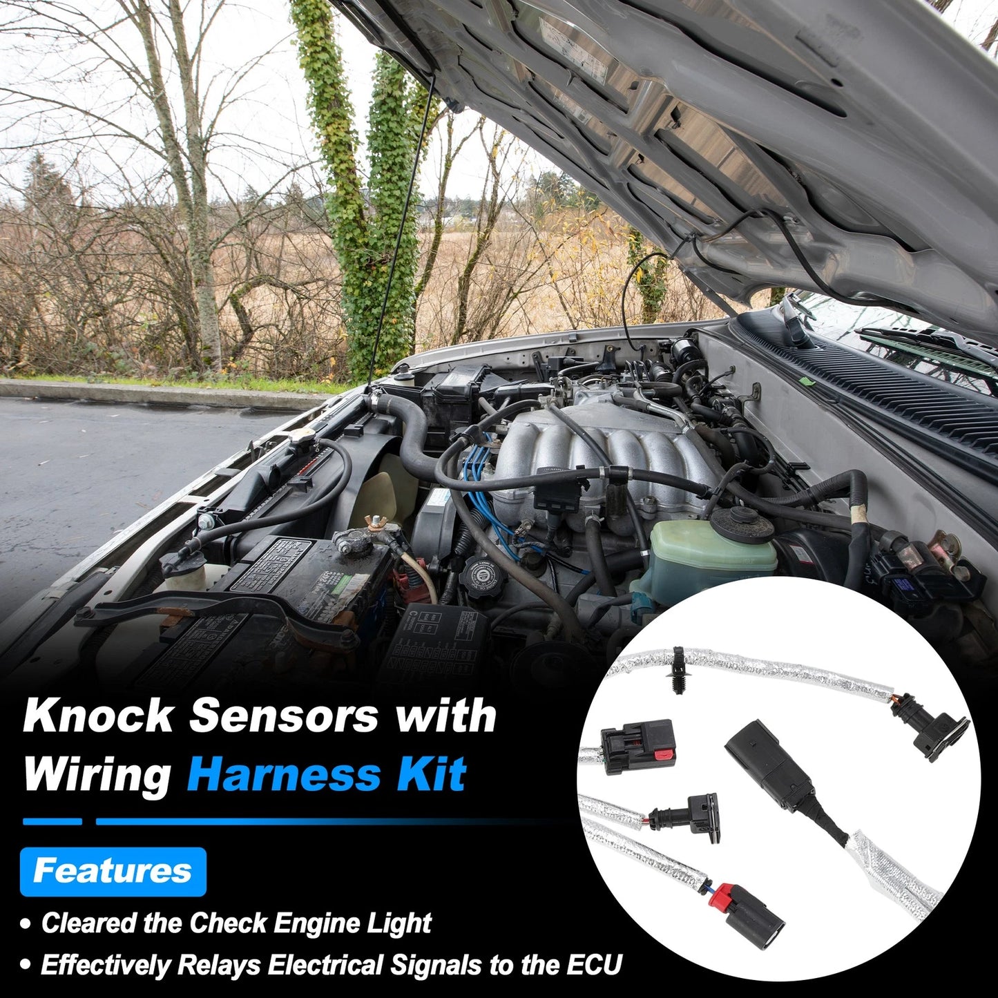 Ignition Knock Sensor Harness for Jeep Wrangler (2012-2016)