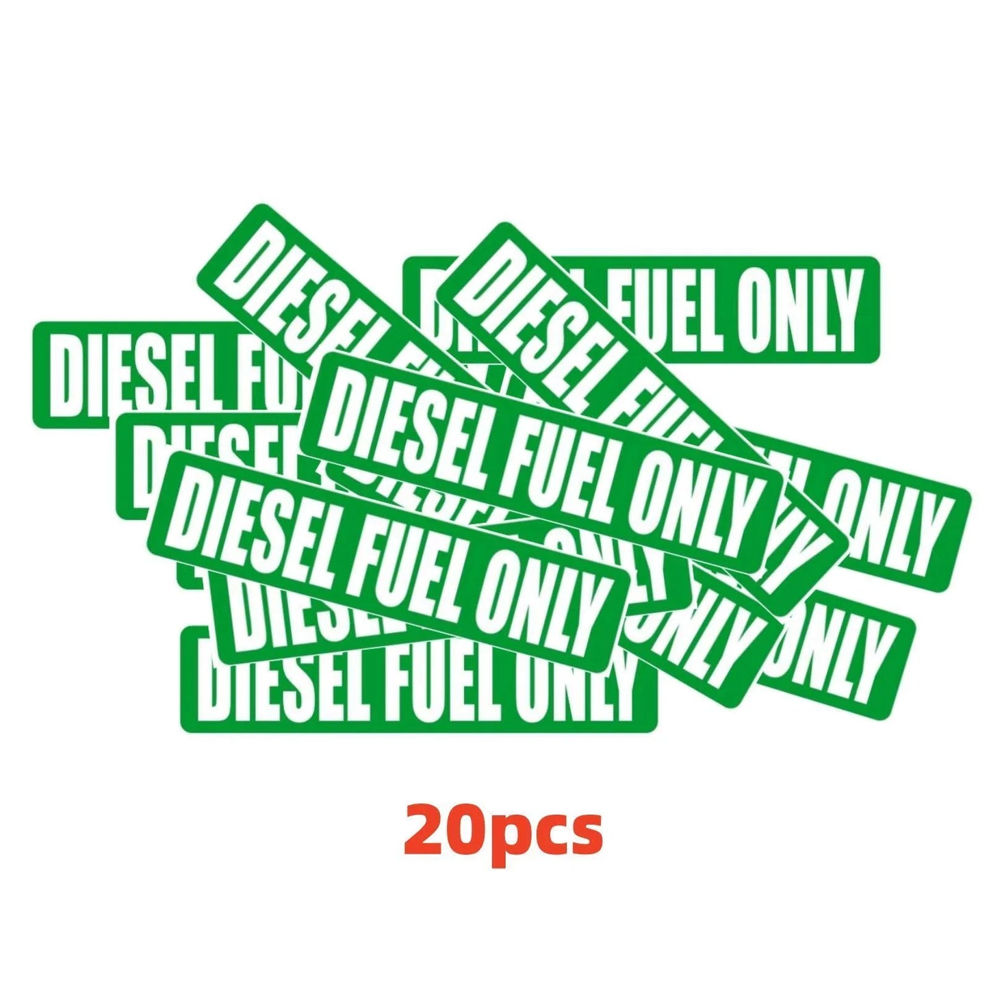Diesel Fuel Only Vinyl Decal Sticker for 20X Turbo Waterproof Fuel Door