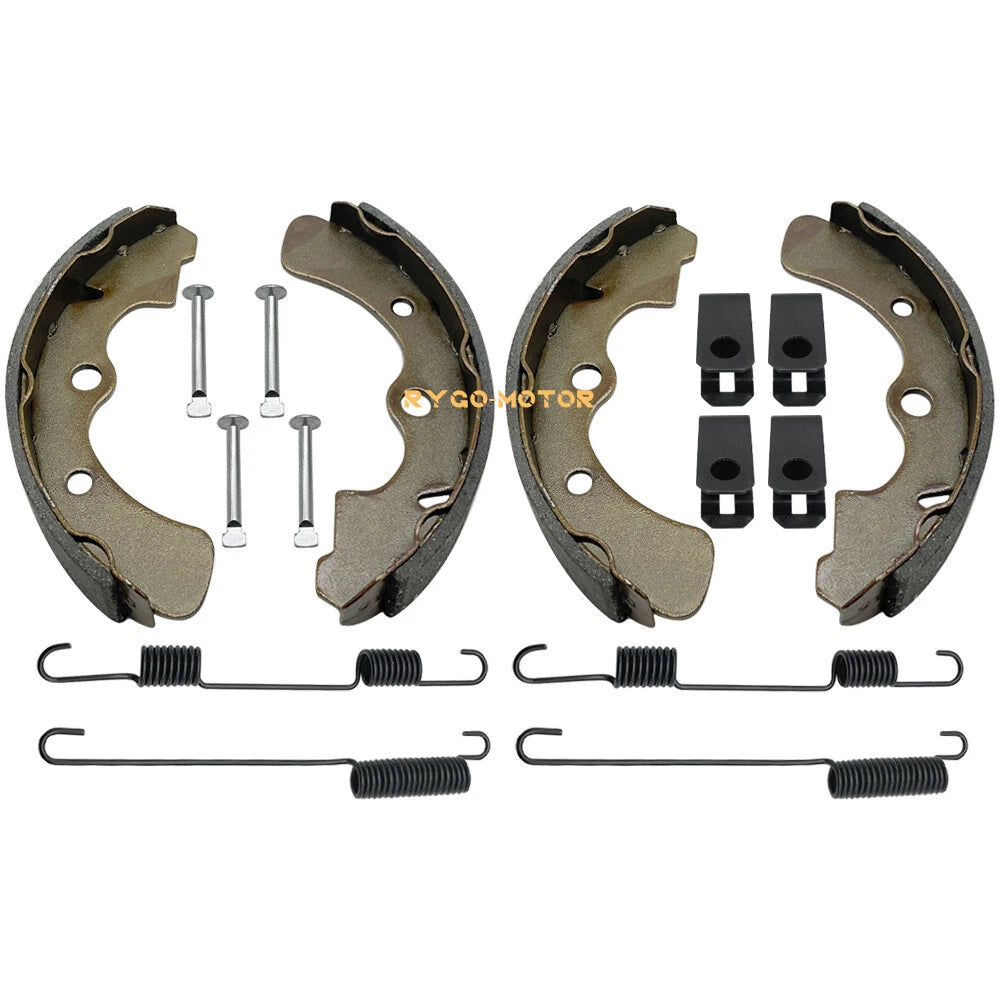 Brake Shoes Front&Rear Pins for Kawasaki Mule 2510 2520 (1993–2000)