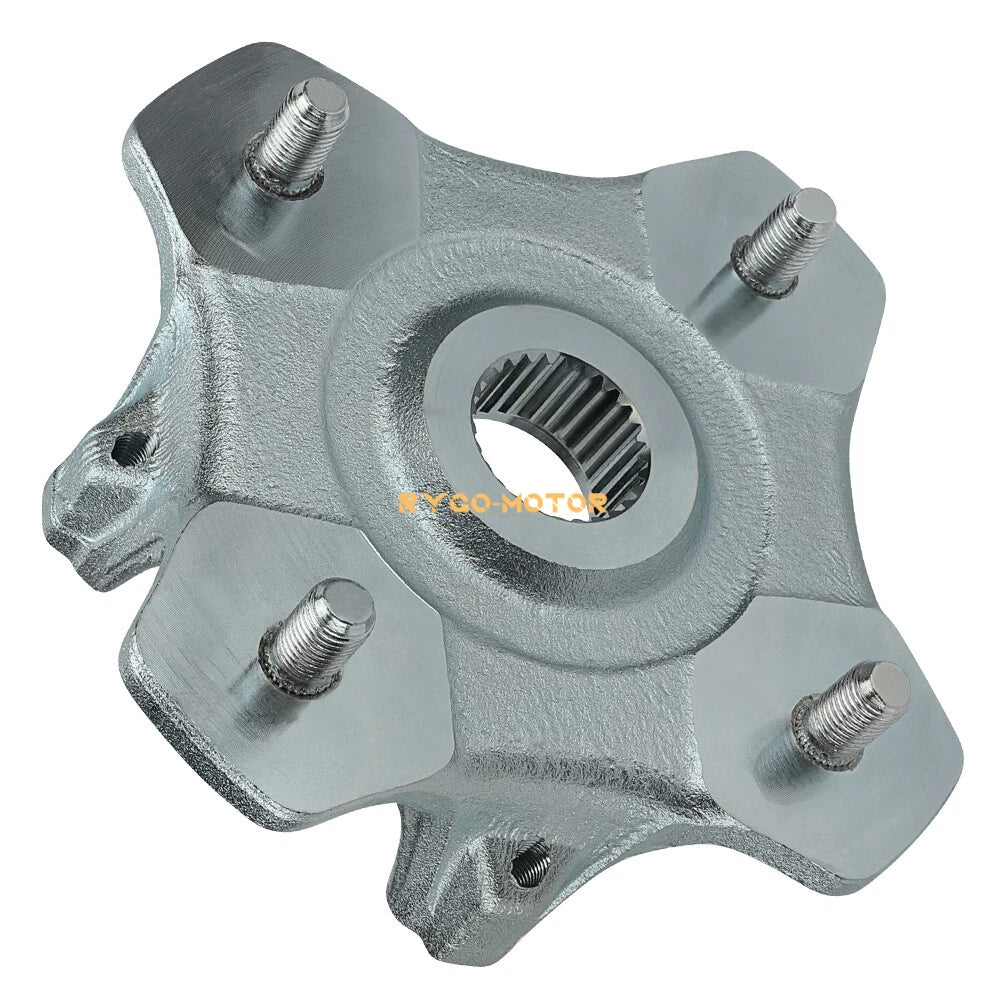 Wheel Hub & Brake Rotor Disc Kit for Arctic Cat 400 500 550 650 700