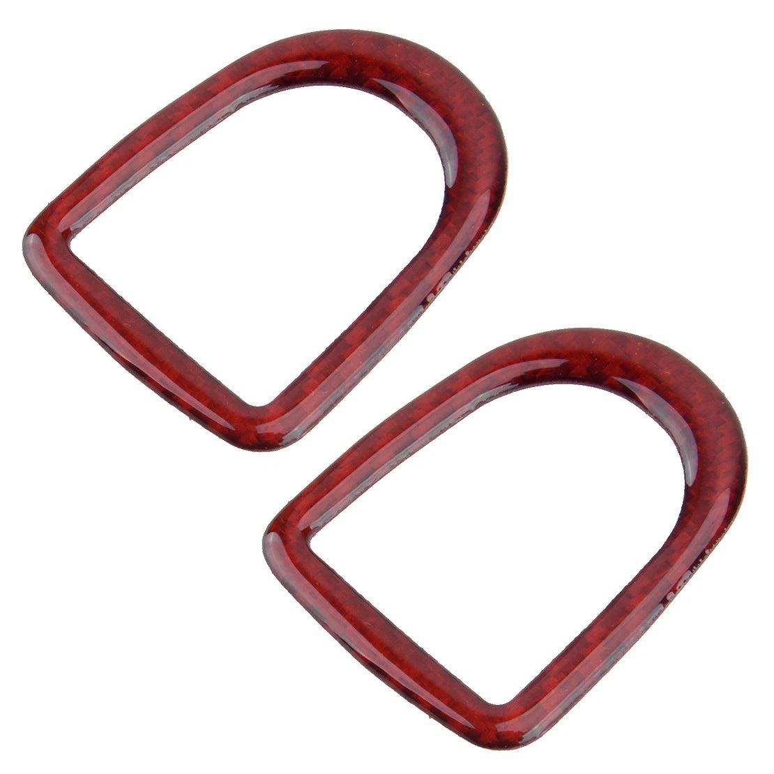 2 x Red Carbon Fiber Door Lock Pins for Ford Mustang GT (2005-2009)
