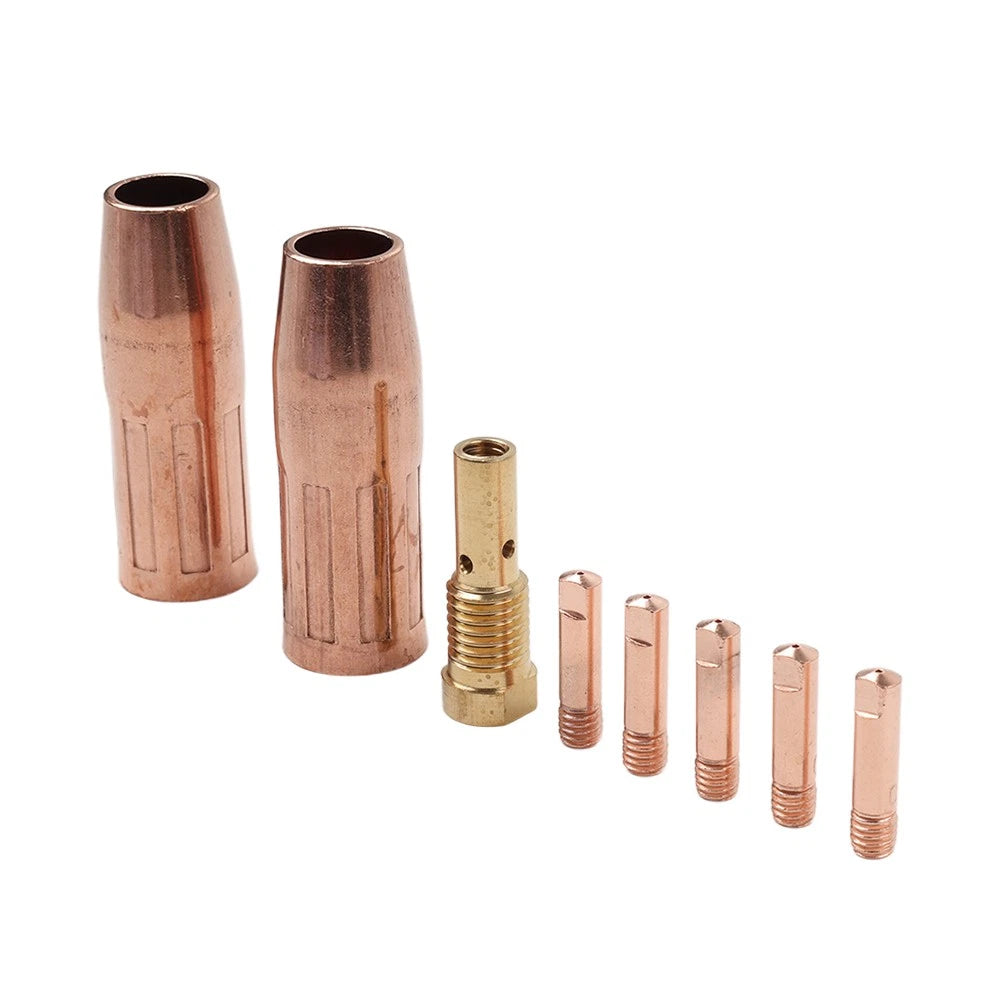 8 pcs Flux Nozzle Tip Kit for MIG 170 Welder (No specific years available)