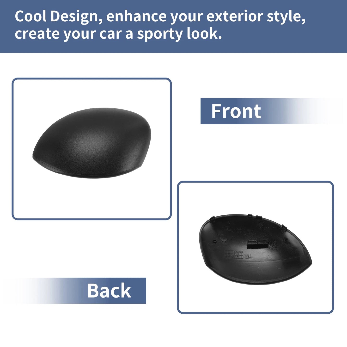Left Passenger Side Mirror Cover Cap for CITROEN C2 (2003-2009)