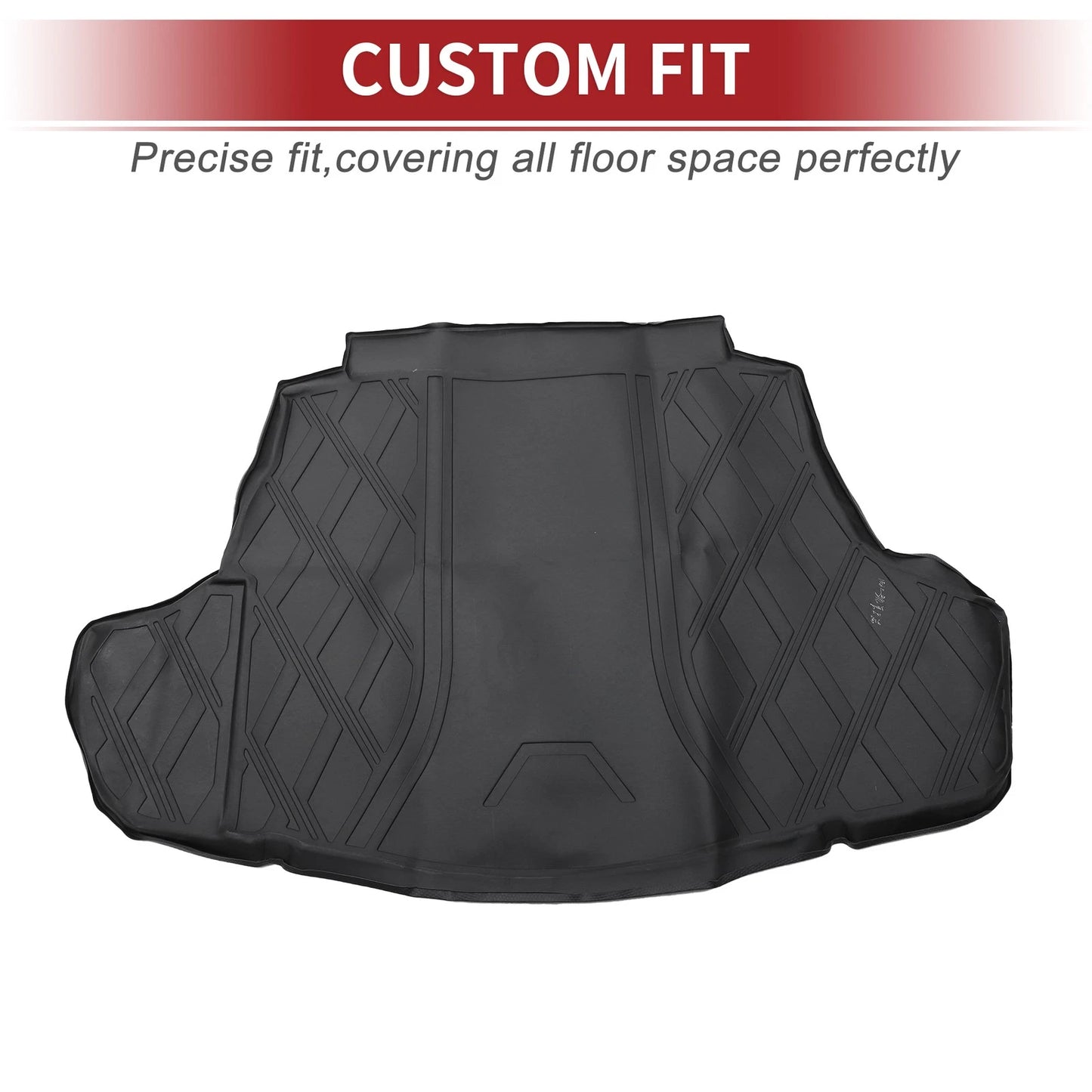 Cargo Liner Rear Trunk Mat Diamond Pattern TPE for Toyota Camry (2018–2023)