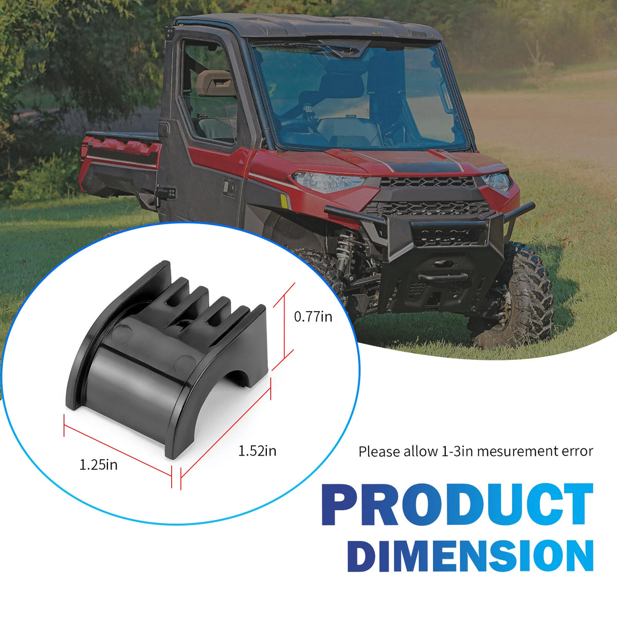 Rear Stabilizer Sway Bar Bushing 7/8 IN for Polaris RZR 570 (2018–2022)