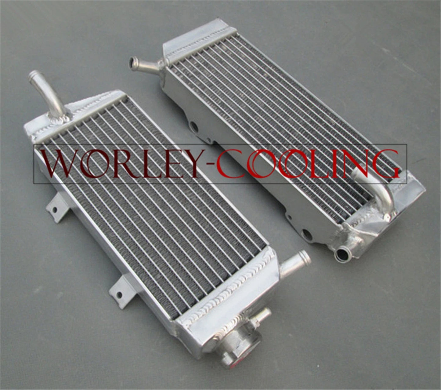 Aluminum Radiator & Blue Hose for Honda CRF450X (2005-2016)
