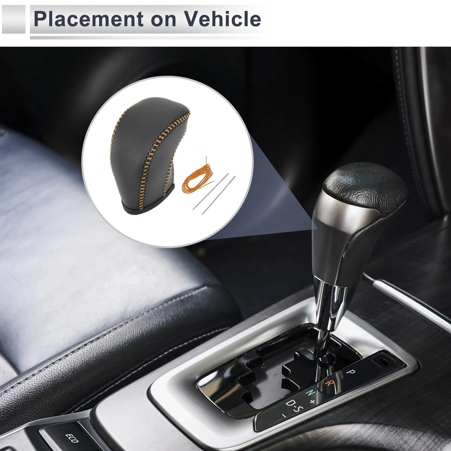 1 Pc Car Gear Shift Knob Cover for Toyota Tacoma (2016–2022)