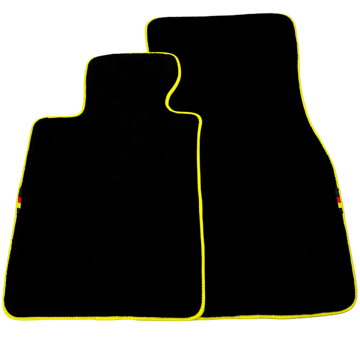 AutoWin Car Mats for BMW Z3 E36 Hatchback Coupe 1998-2002 Yellow Trim
