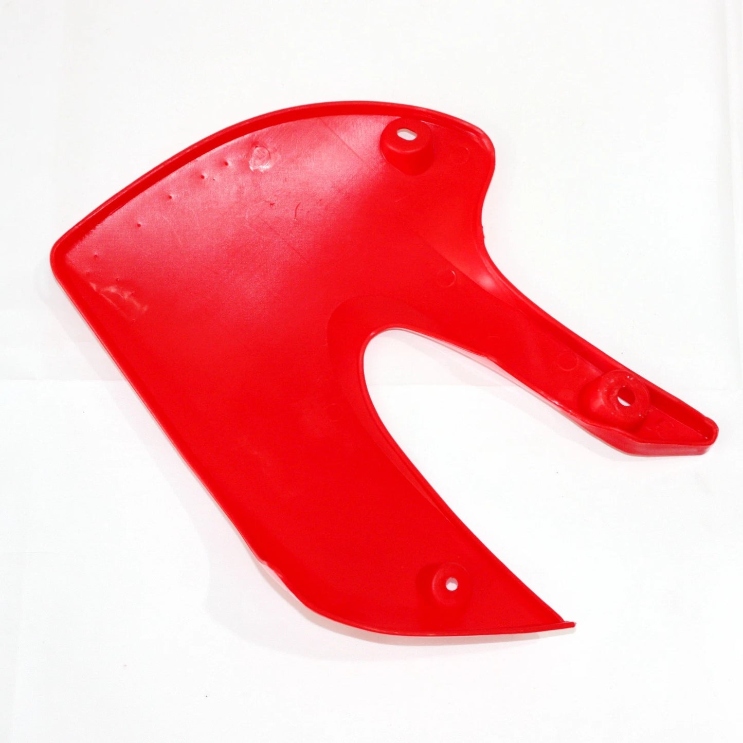 Red Plastic Front Left Tank Side Guard for KLX110 (2002-2023)