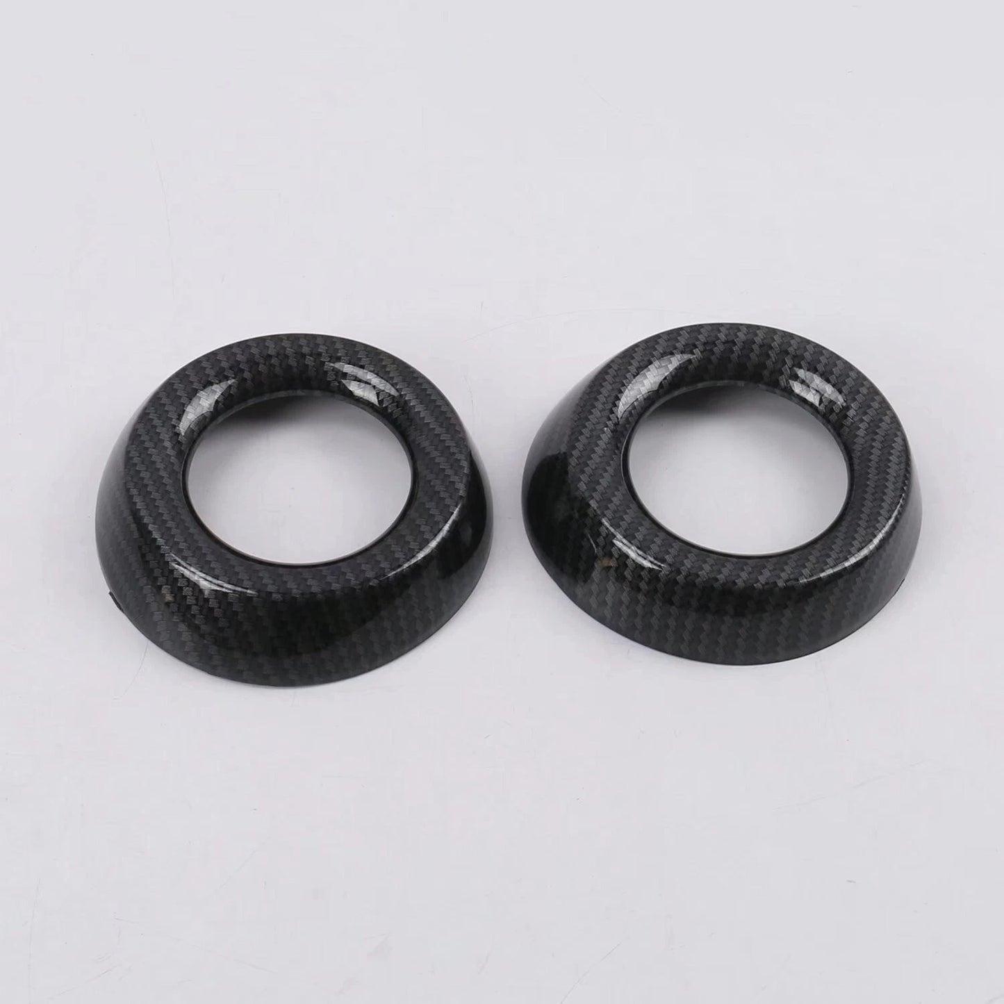 Front Air Vent Outlet Frame Cover Trim for Nissan Kicks 2016-2020 Carbon Fiber