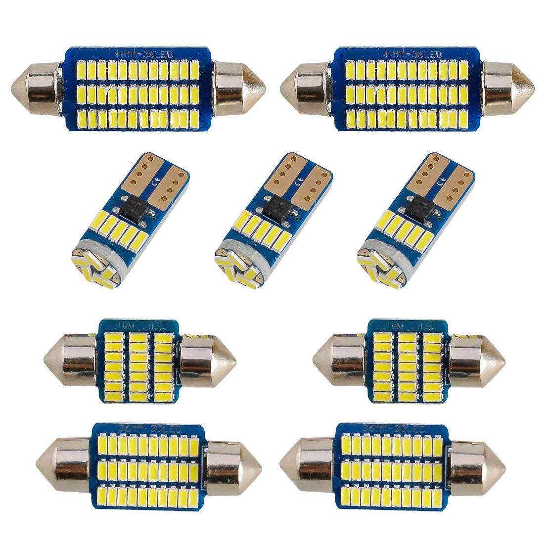 White LED Light Bulb Interior Kit for Toyota Tundra (2000-2006)
