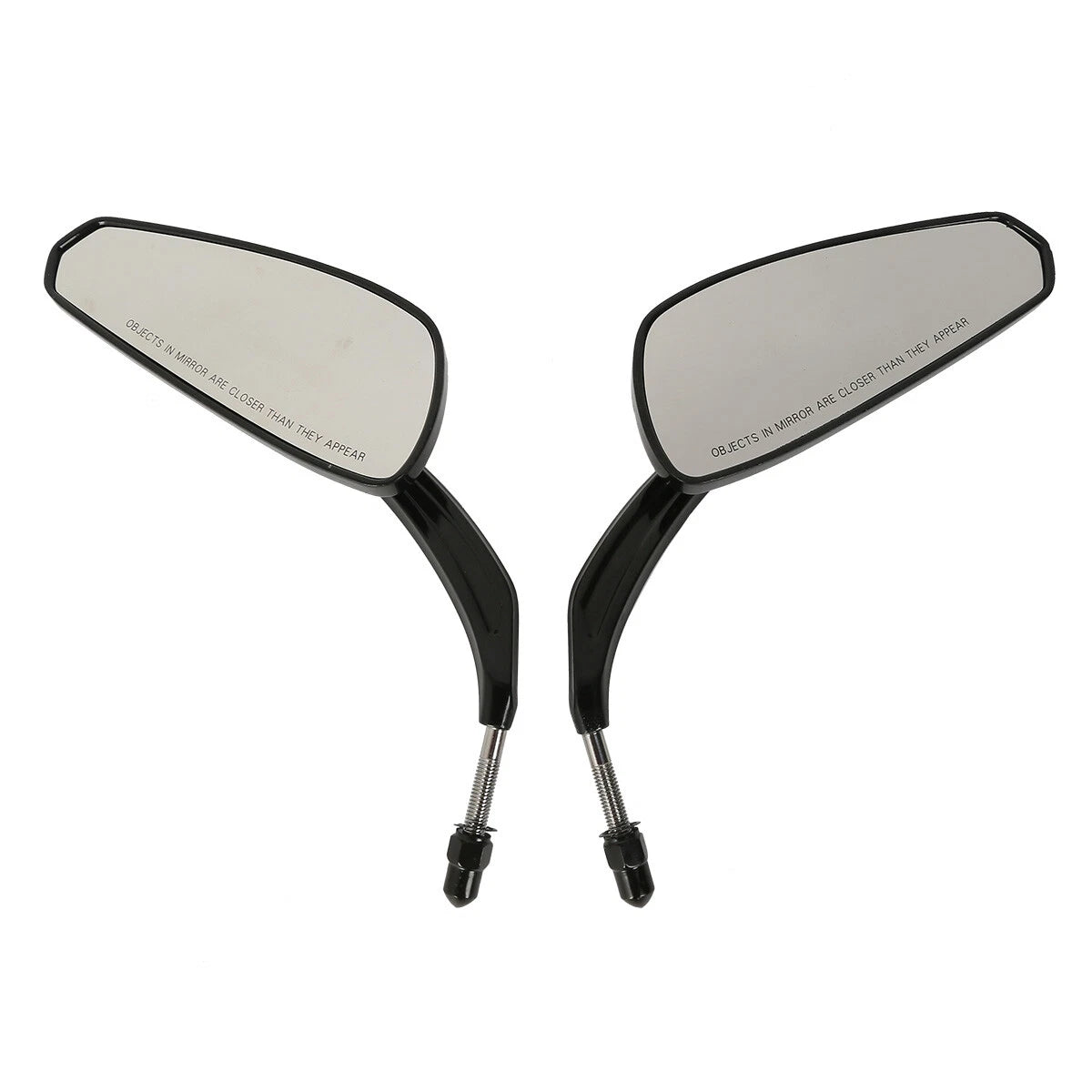 8mm Rear View Mirrors for Harley Sportster XL Softail Touring Models