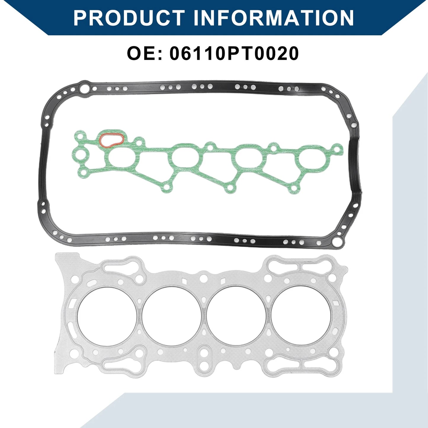 Cylinder Head Gasket Kit for Honda F20A3/CB3 Engine (1992-1996)