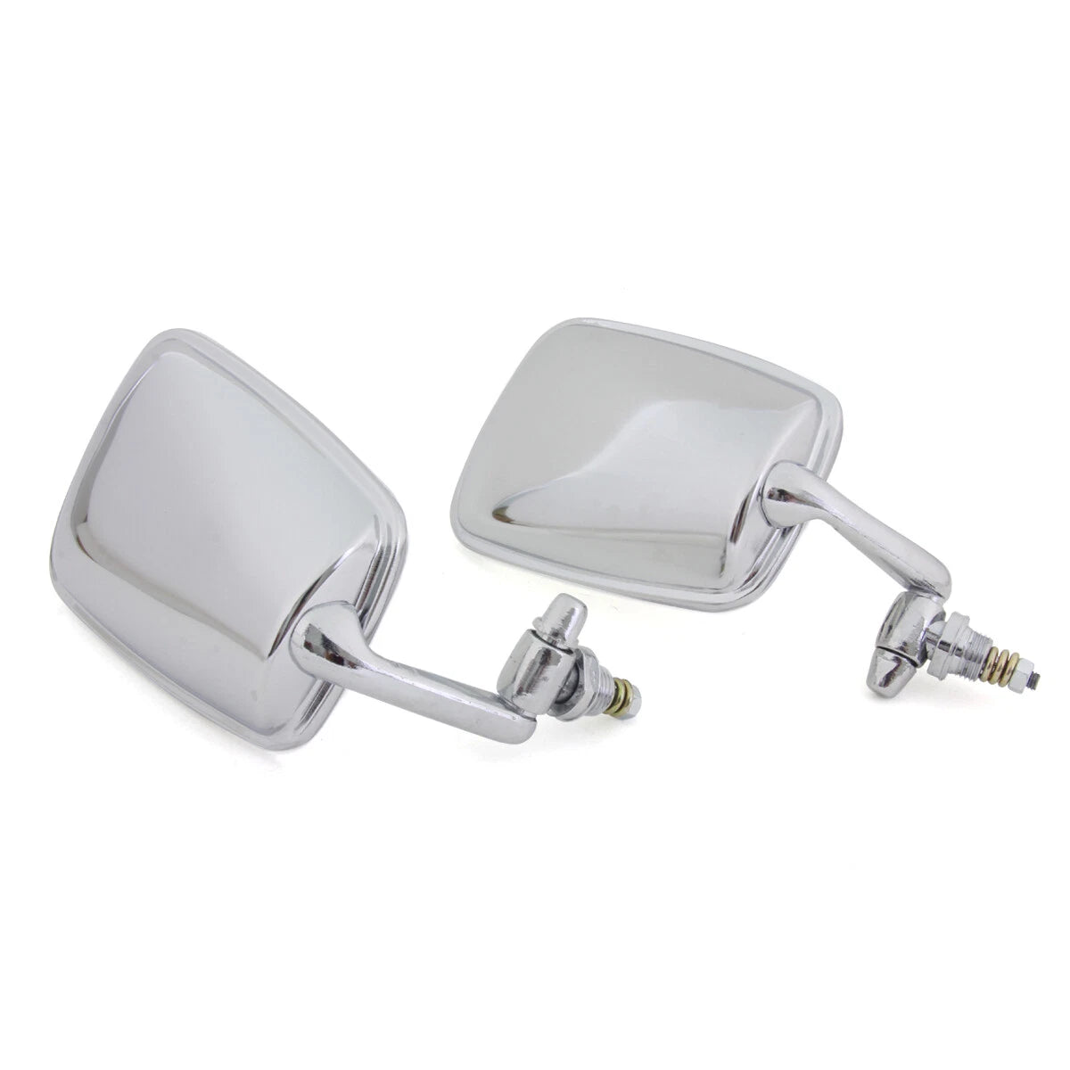 x2 Door Mirrors Chrome for Volkswagen 411/412/Beetle/Brasilia 1968-1982