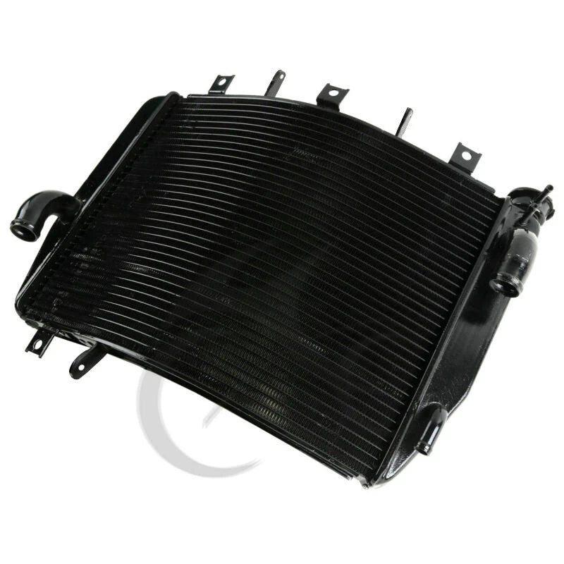 Black Radiator Engine Cooler for Kawasaki Ninja ZX6R ZX636 ZX6RR (2005-2006)