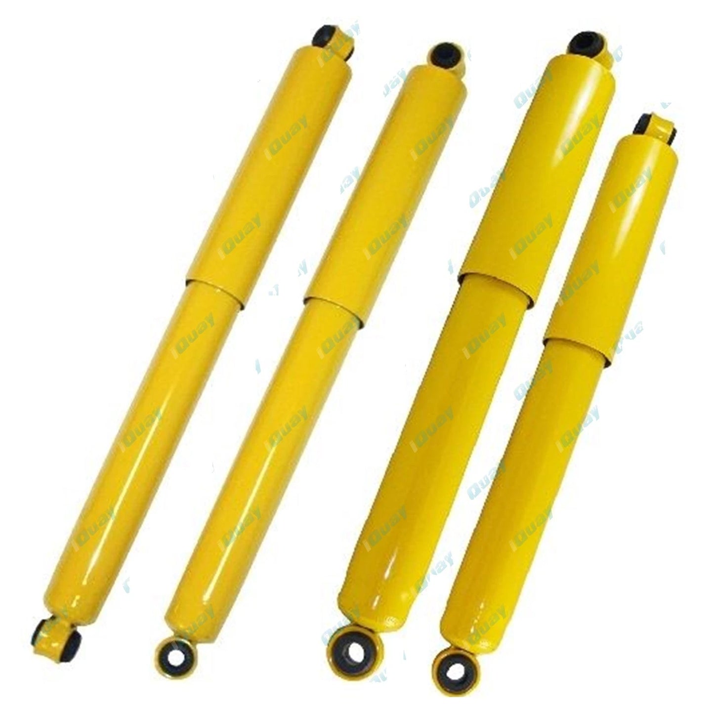 4 x Raised Shock Absorbers for Toyota Landcruiser FJ45 HJ45 (1975-1984)