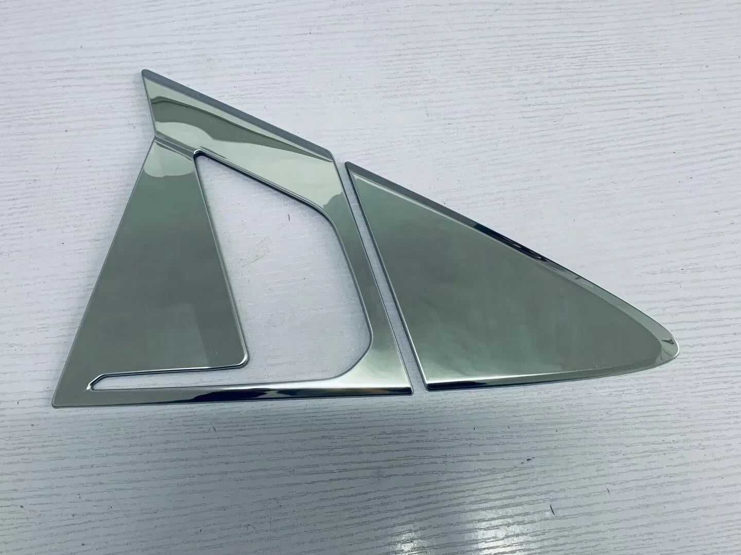 Stainless Steel Rear Door Handle & Corner Window Cover Trim for Toyota Prius (2023-2024)