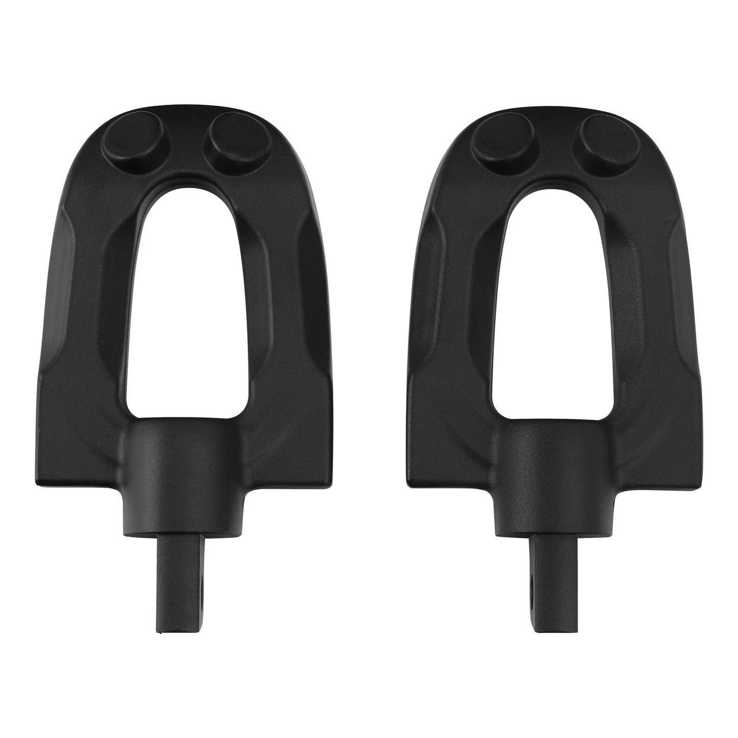 Matte Black Footpegs for Harley Road King, Street Glide (2009-2023)