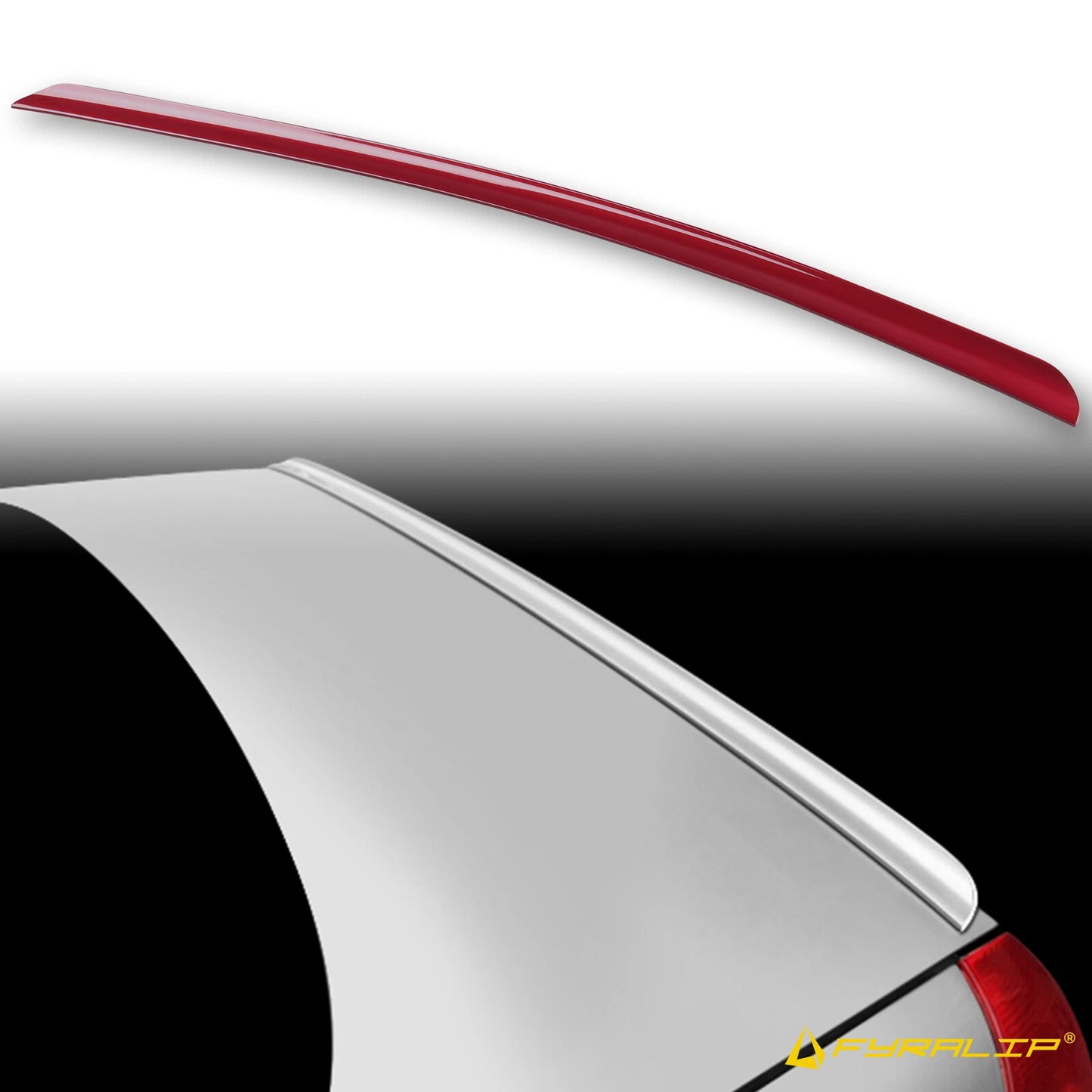 Red Boot Lip Spoiler for Mercedes-Benz W202 (1993-2000)