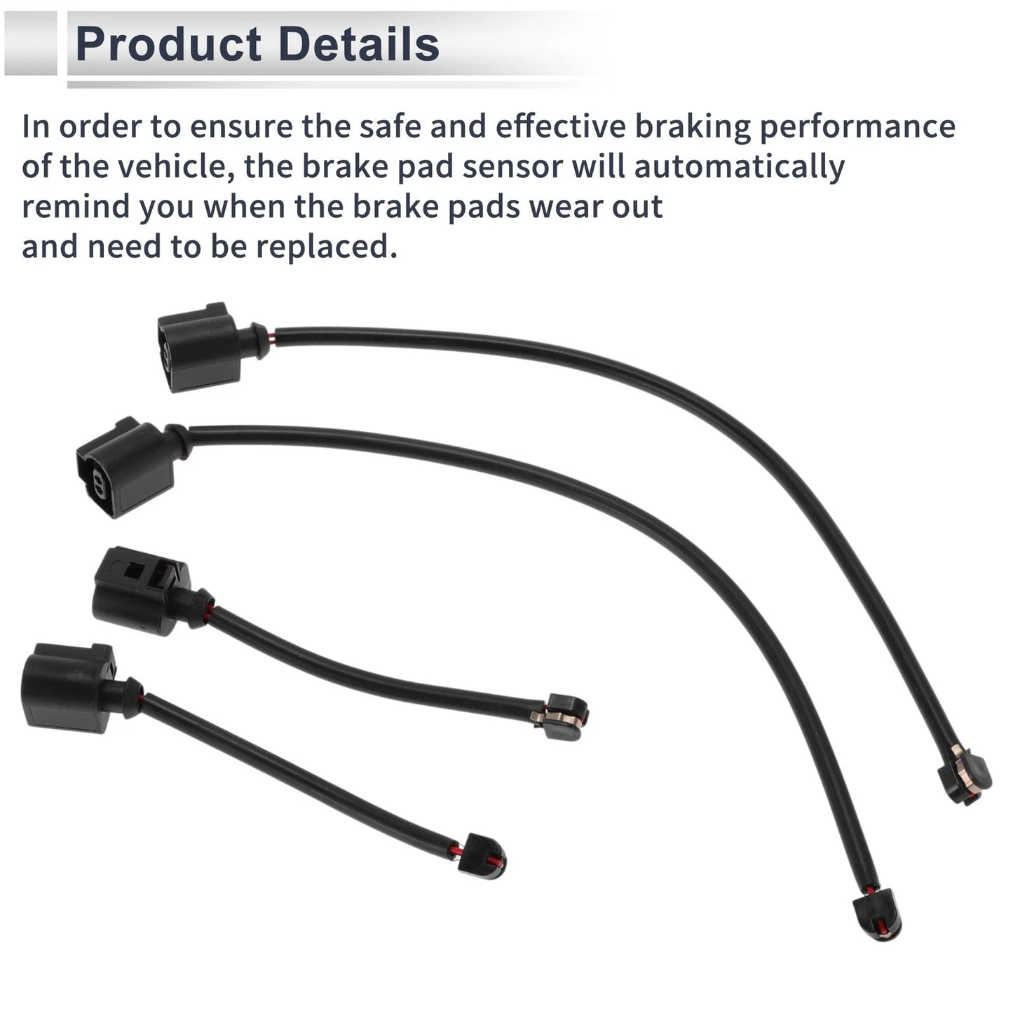 Front Wheel Brake Pad Wear Sensor for Porsche Cayenne (2003-2010)