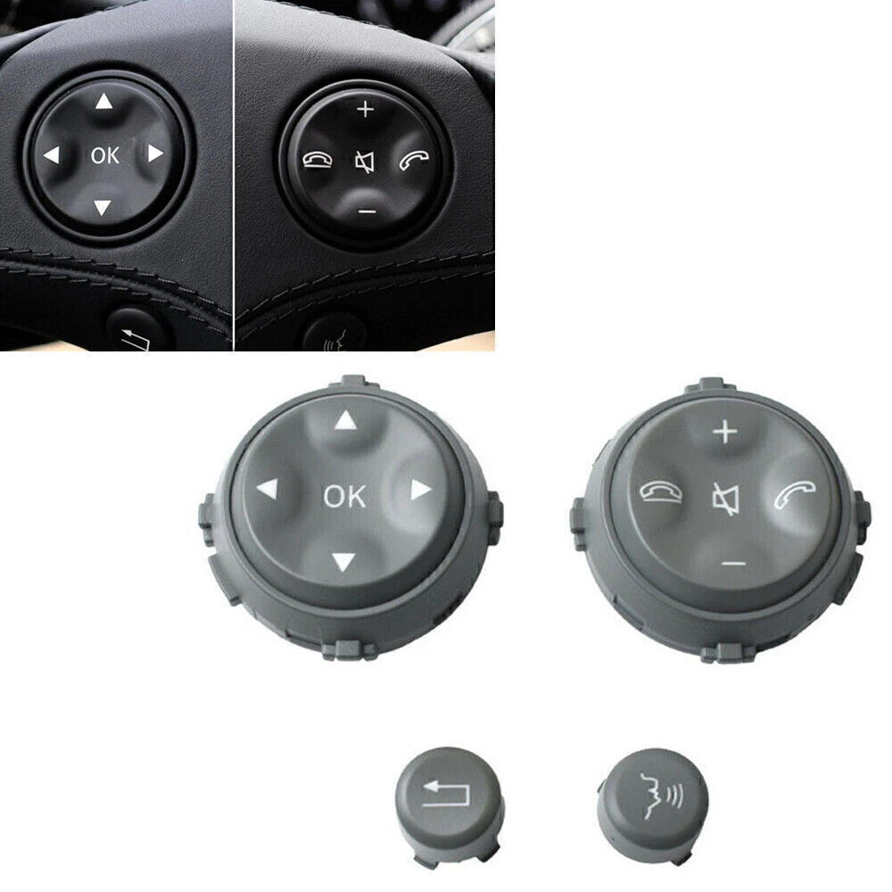 2 x Multi-function Steering Wheel Buttons for 2006-2009 BENZ W221 (2006-2009)
