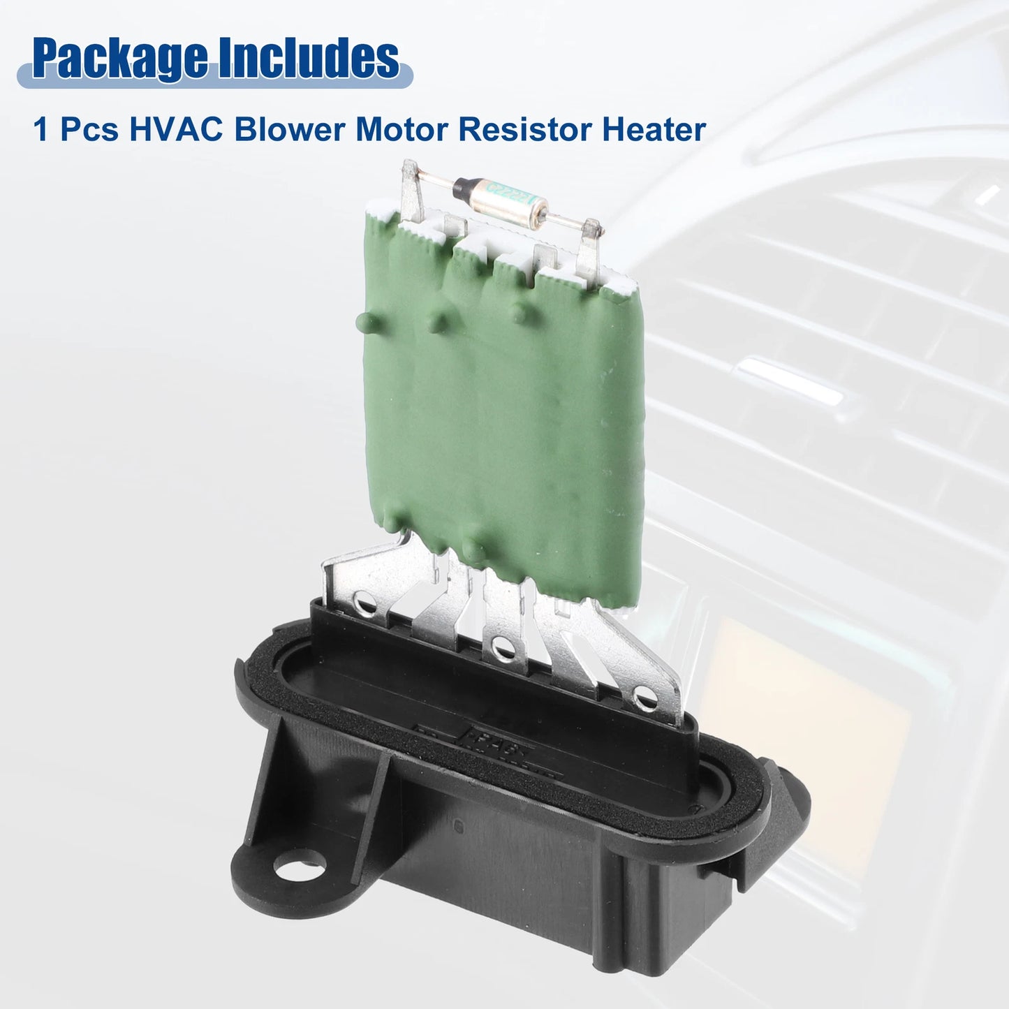 1 Pcs HVAC Blower Motor Resistor Heater for Chrysler Sebring Black Green