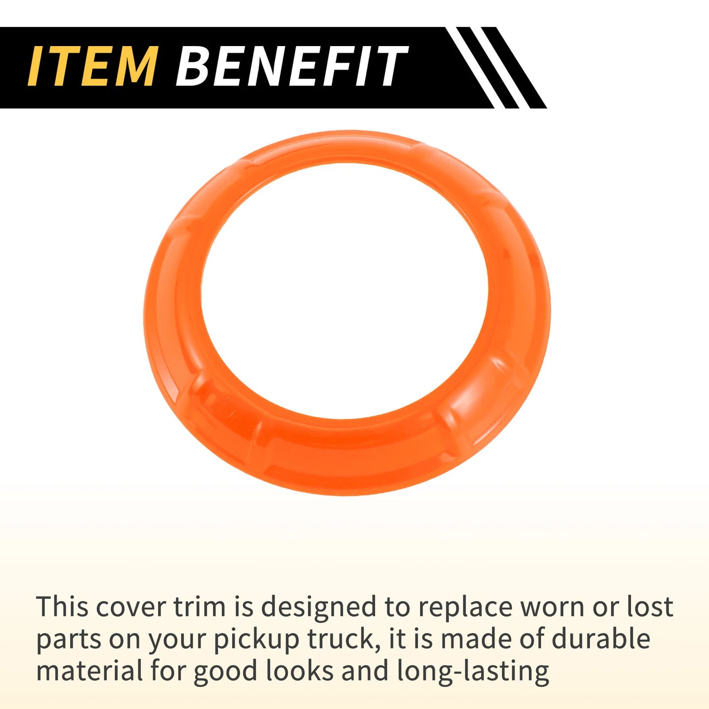 AC Vent Dashboard Decoration Rings for Jeep Wrangler JK JKU (2011-2017) Orange