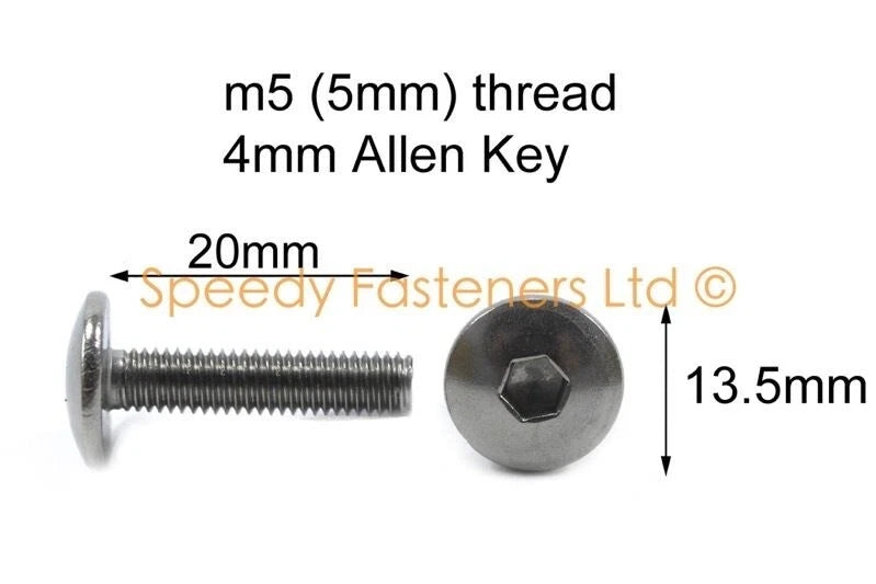 10x Stainless Steel Fairing Mudguard Bolts for Aprilia RS660 (2020–2024)
