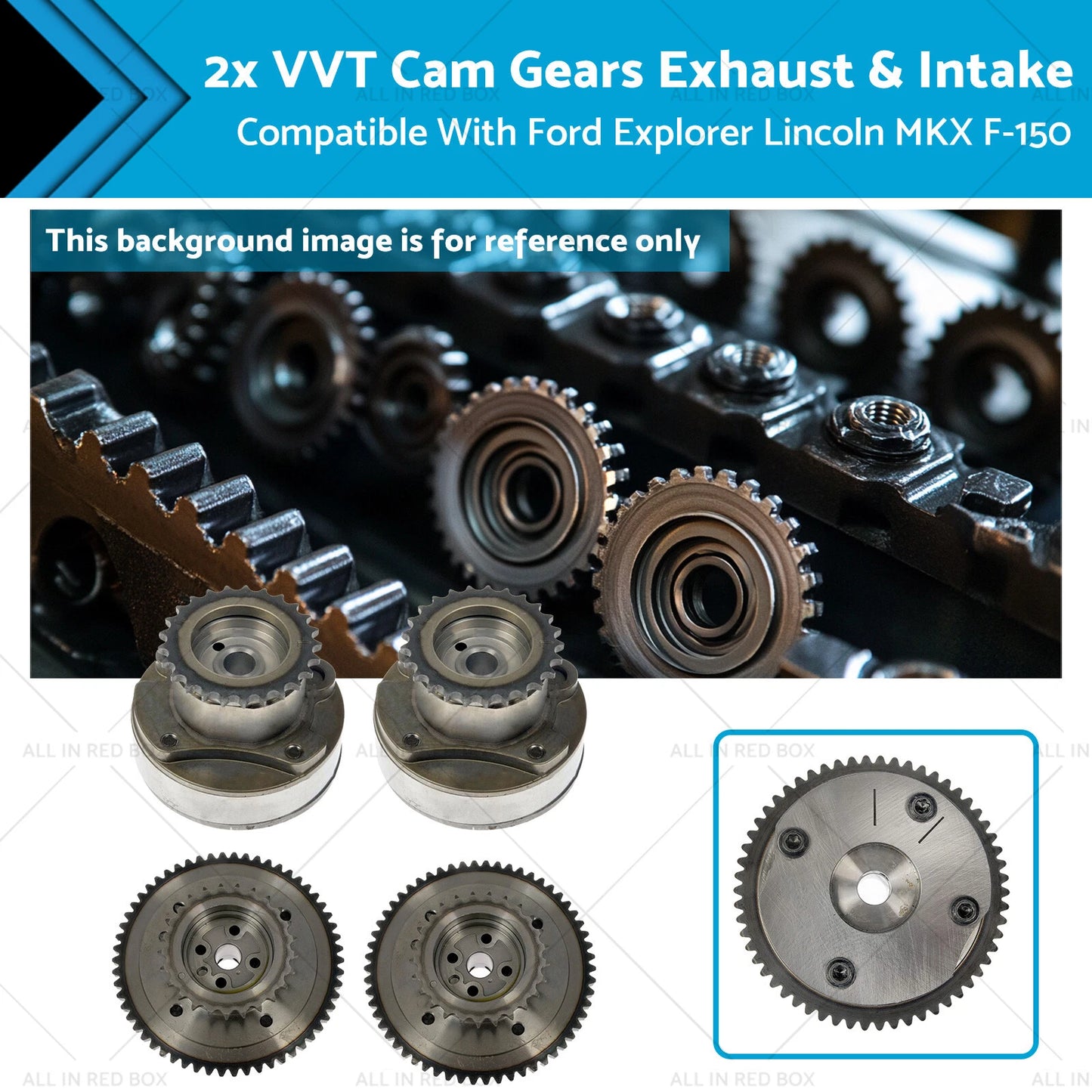 VVT Cam Gears Exhaust & Intake for Ford Explorer Lincoln MKX F-150