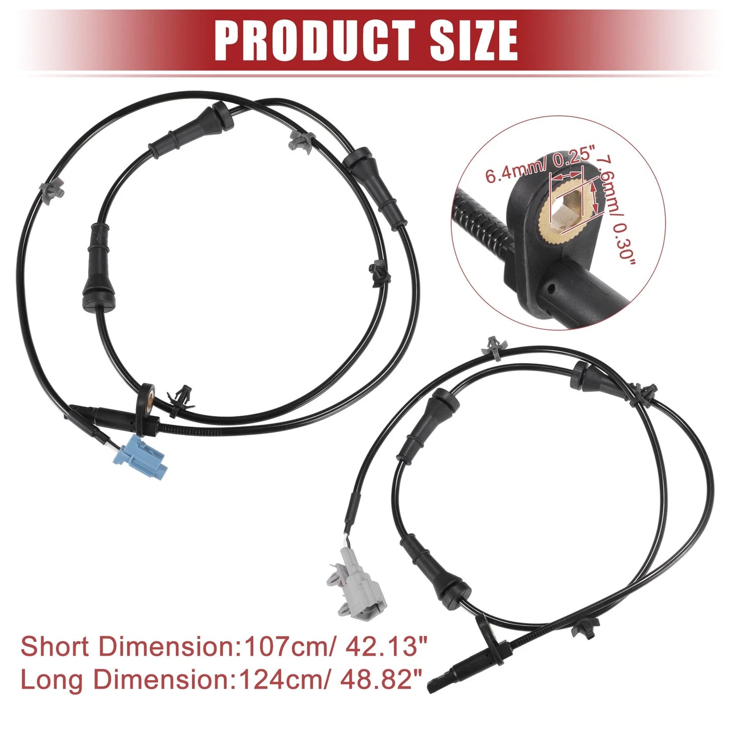 Rear ABS Wheel Speed Sensor Set for Nissan Murano (2003-2007)