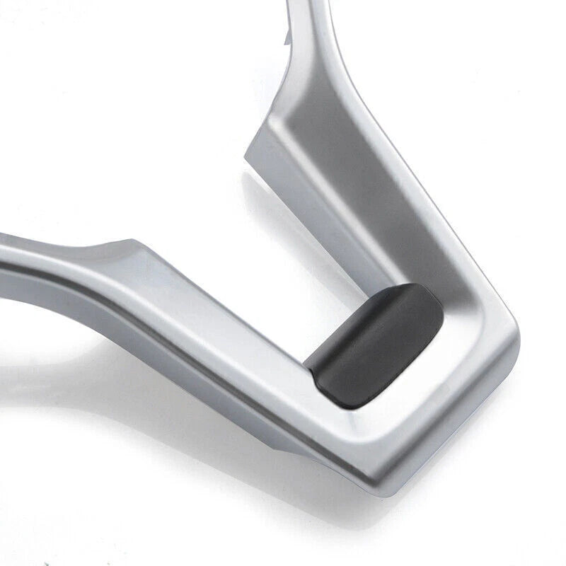 Chrome Steering Wheel Cover Trim for Mercedes W176 W204 W212 (2012-2014)