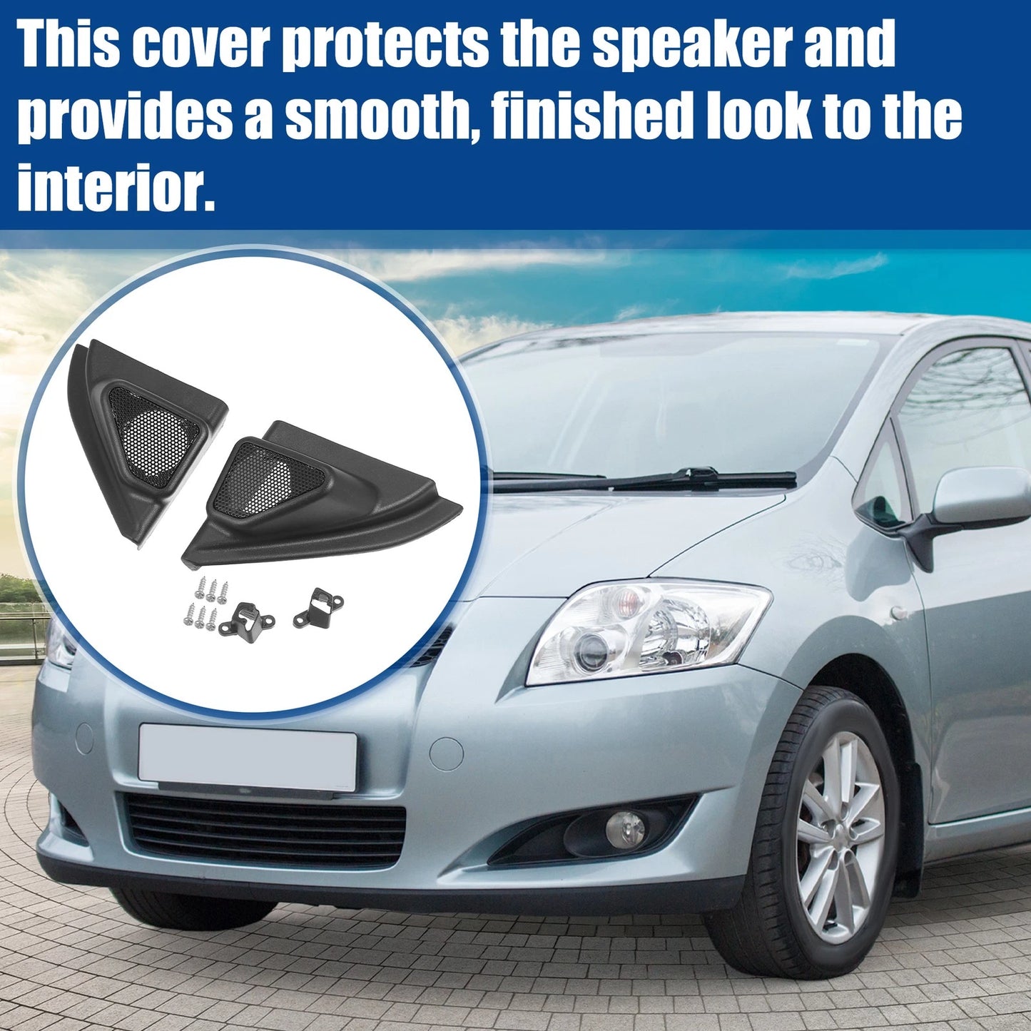 Door Tweeter Speaker Panel Cover Trim for Toyota Corolla (2014-2018)
