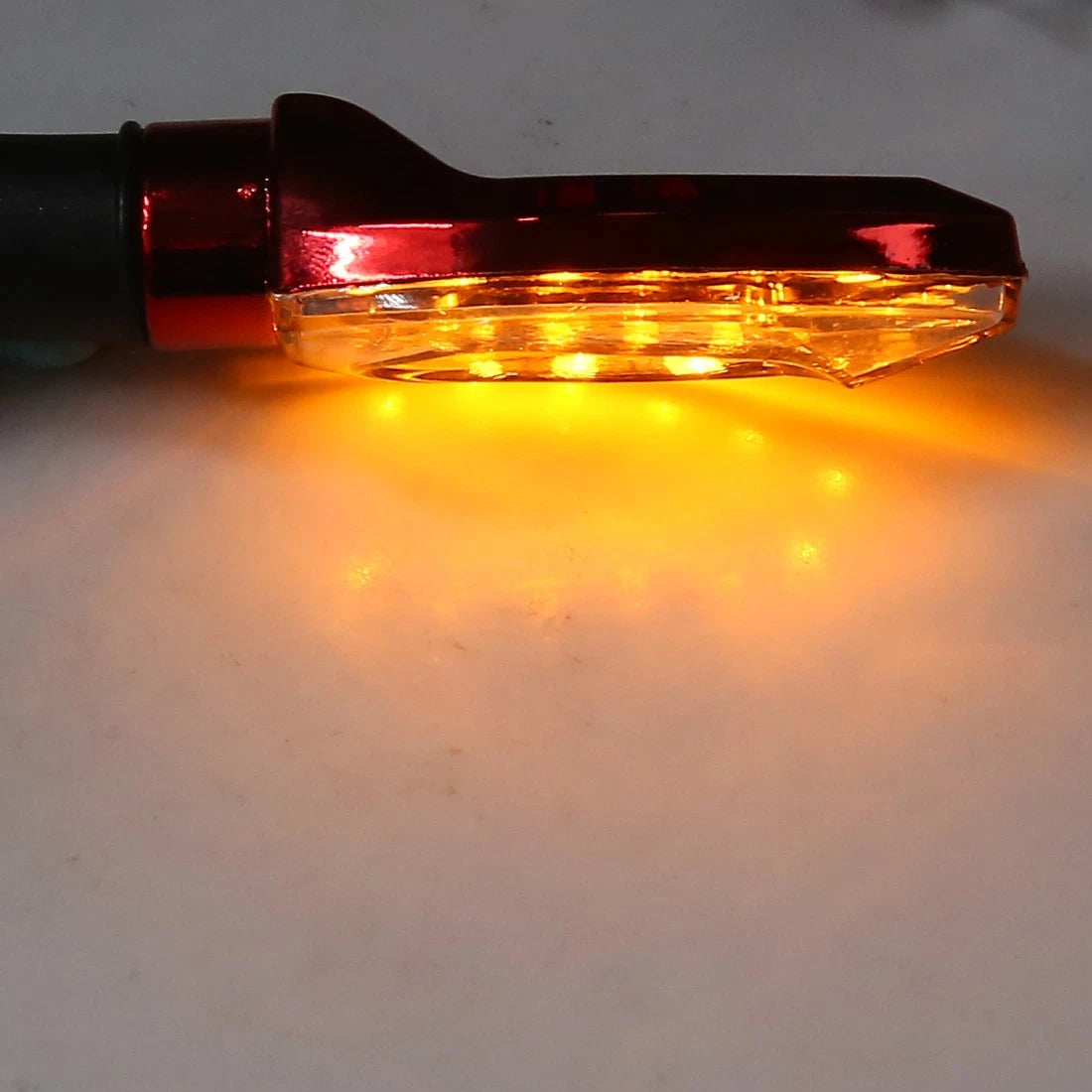 4 x Amber Tone LED Motorcycle Turn Signal Indicator Light