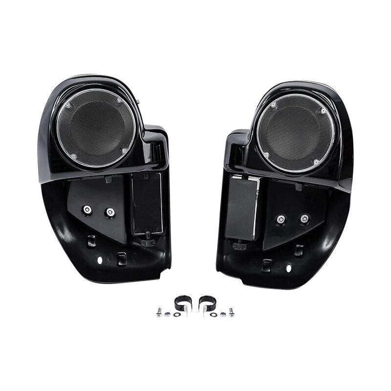 Chrome 6.5" Lower Vented Speaker Fairing for Street Glide (2014-2024)