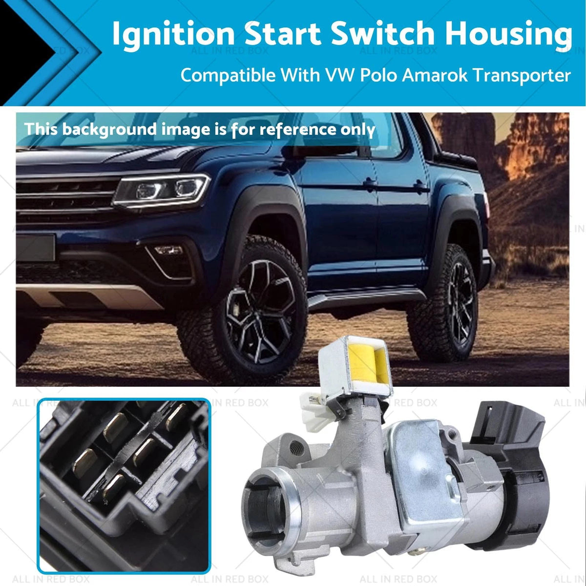 Ignition Lock Housing for VW Amarok, Polo, Transporter, Skoda (2010-2023)