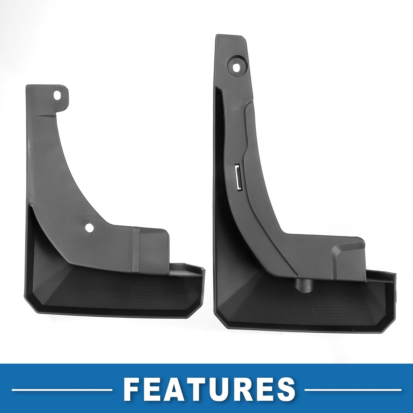 Front & Rear Mud Flap Splash Guards for Toyota Corolla Cross (2021-2023)