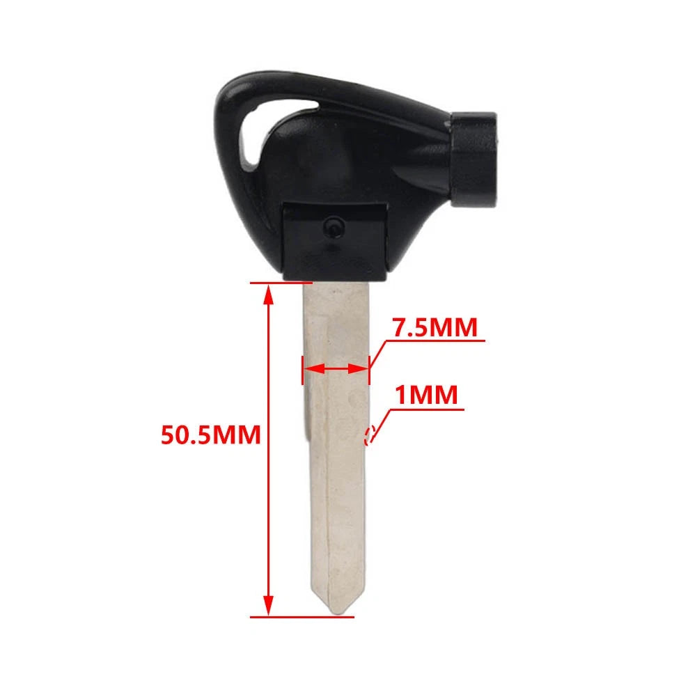 2 x Right Ignition Key Blank Shell Case for Yamaha Motorbike Scooter