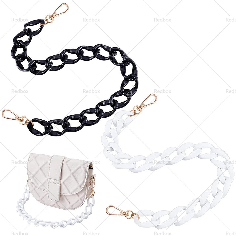 Resin Purse Chain Handle Acrylic Bag Strap for Clutches