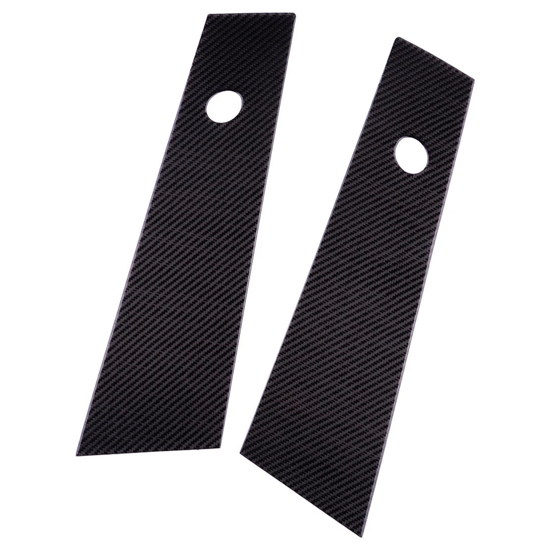Carbon Fiber Door Window Pillar Post Covers for Tesla Model Y (2020-2022)