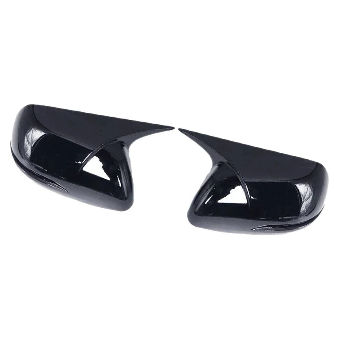 Black OX Horn Rearview Side Mirror Covers for Honda CR-V (2012-2021)