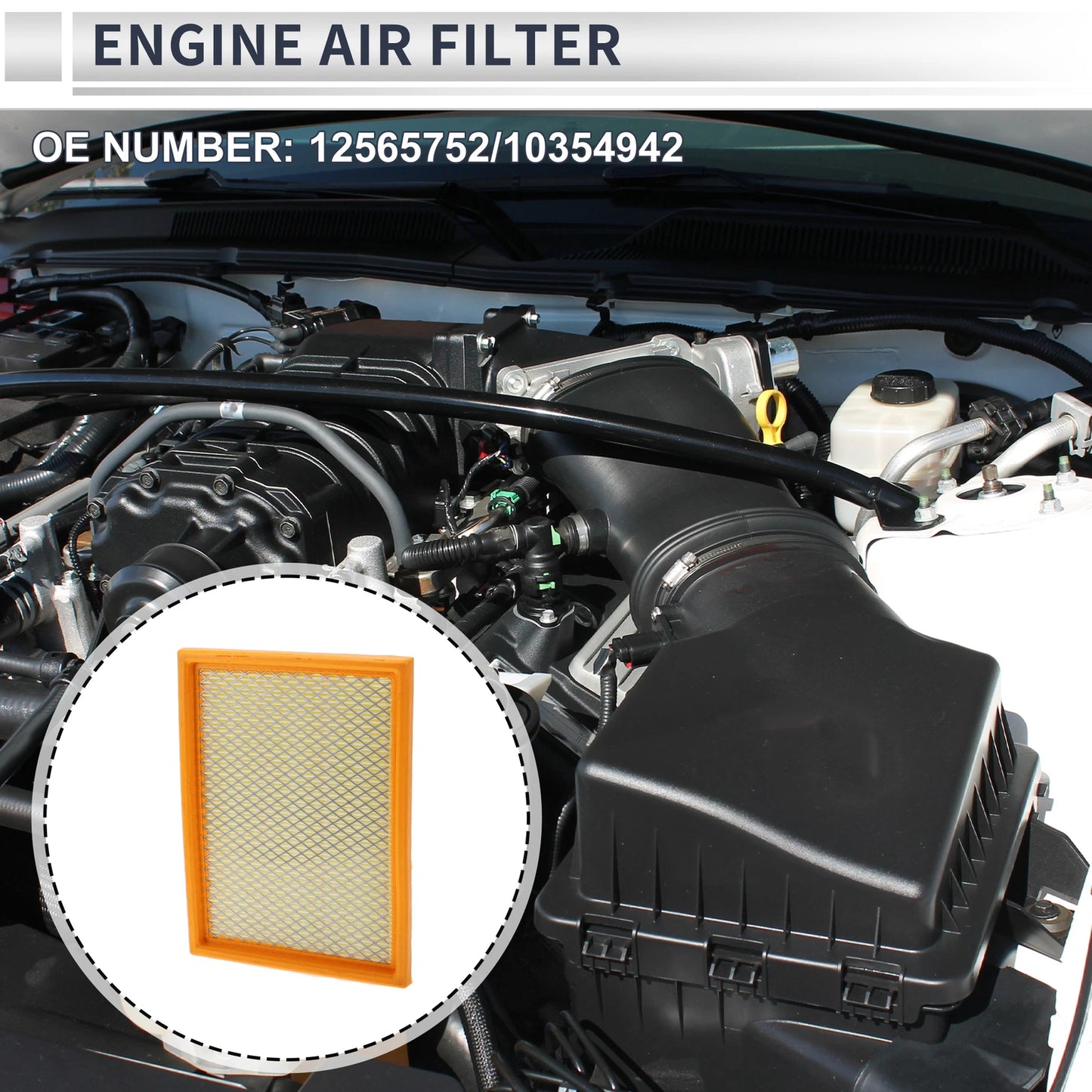 Engine Air Filter 1 Pcs for Chevrolet Uplander (2005-2008)