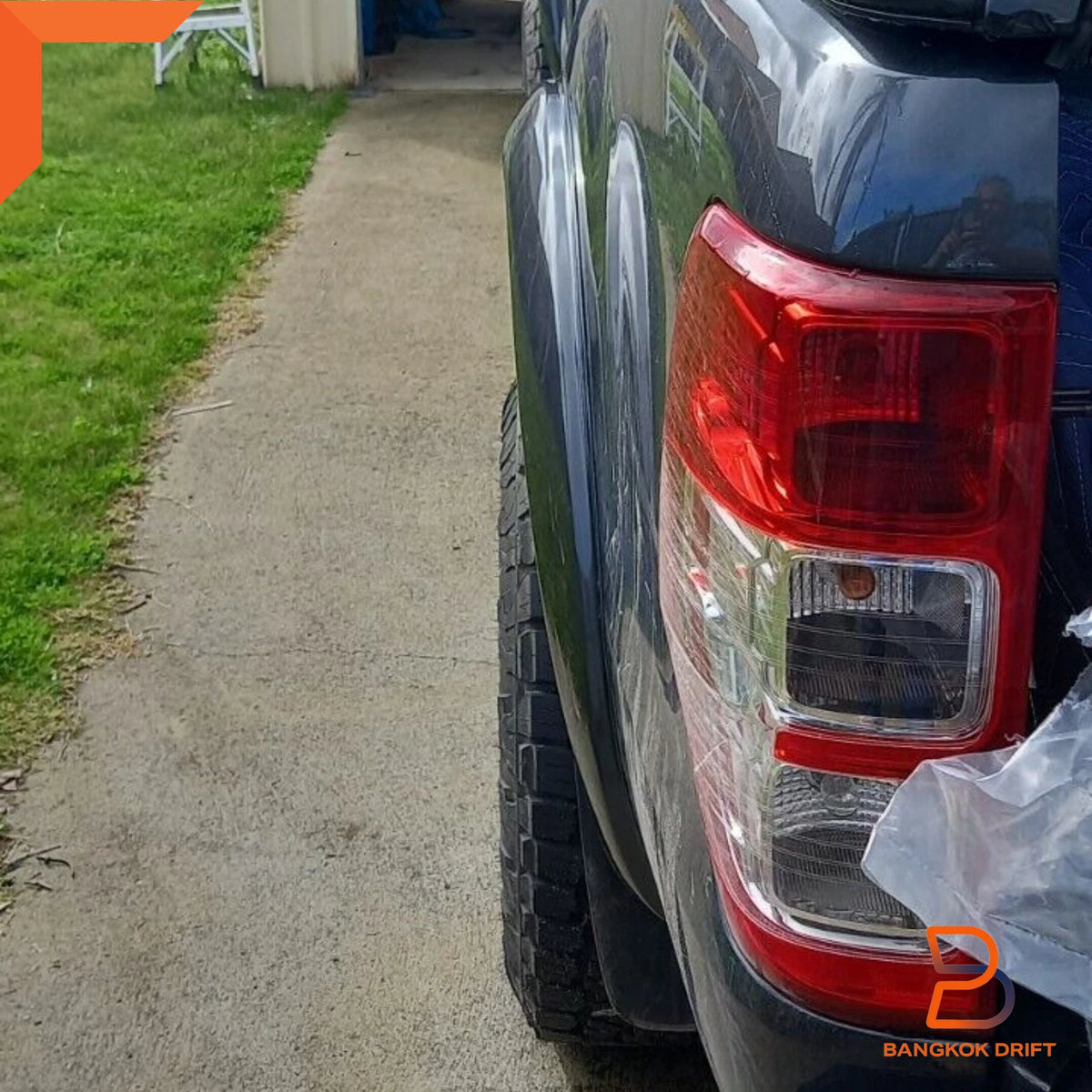 Grey Fender Flare Arch for Ford Ranger T6 PX3 2018-2021