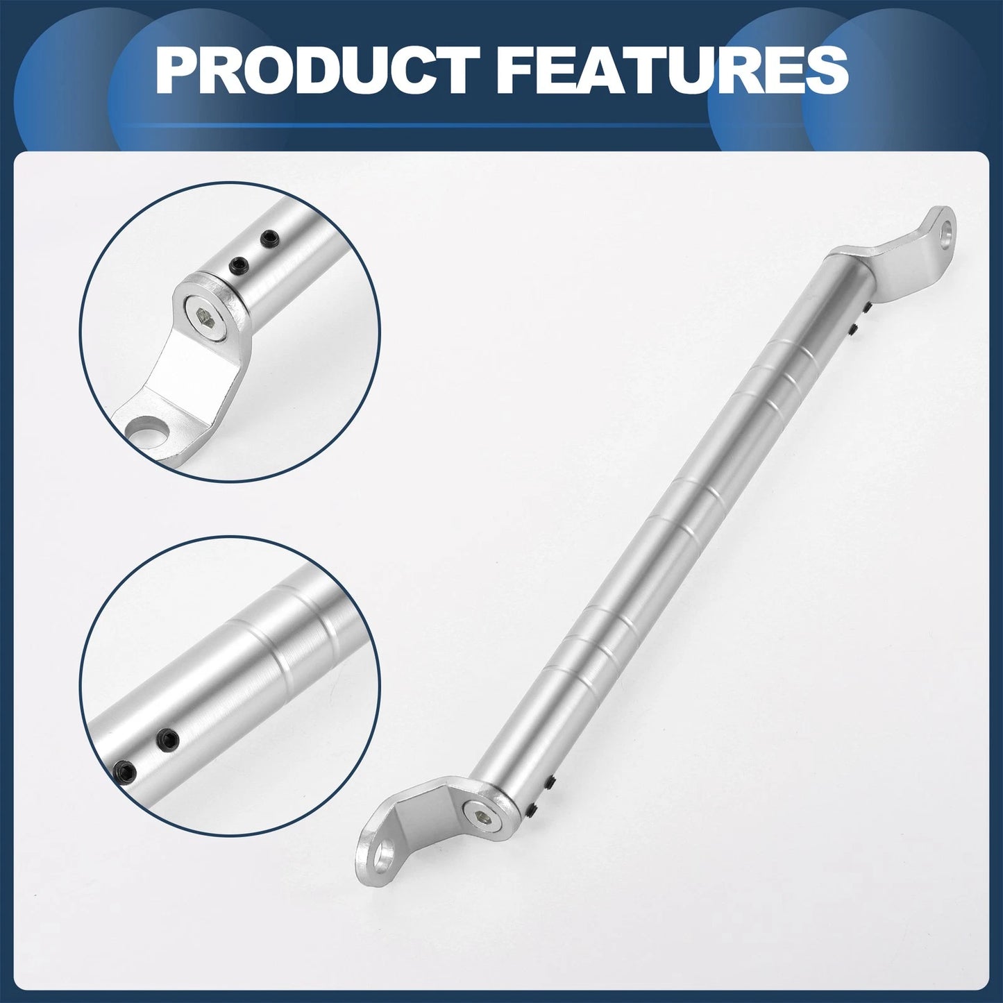Motorcycle Cross Bar / 34cm / 13.39" Handlebar / Mirror mount for Motorcycle