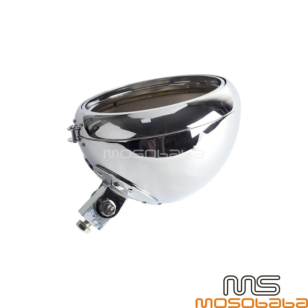 7'' Motorcycle Headlight Chrome Housing for Harley Softail (1986-2014)