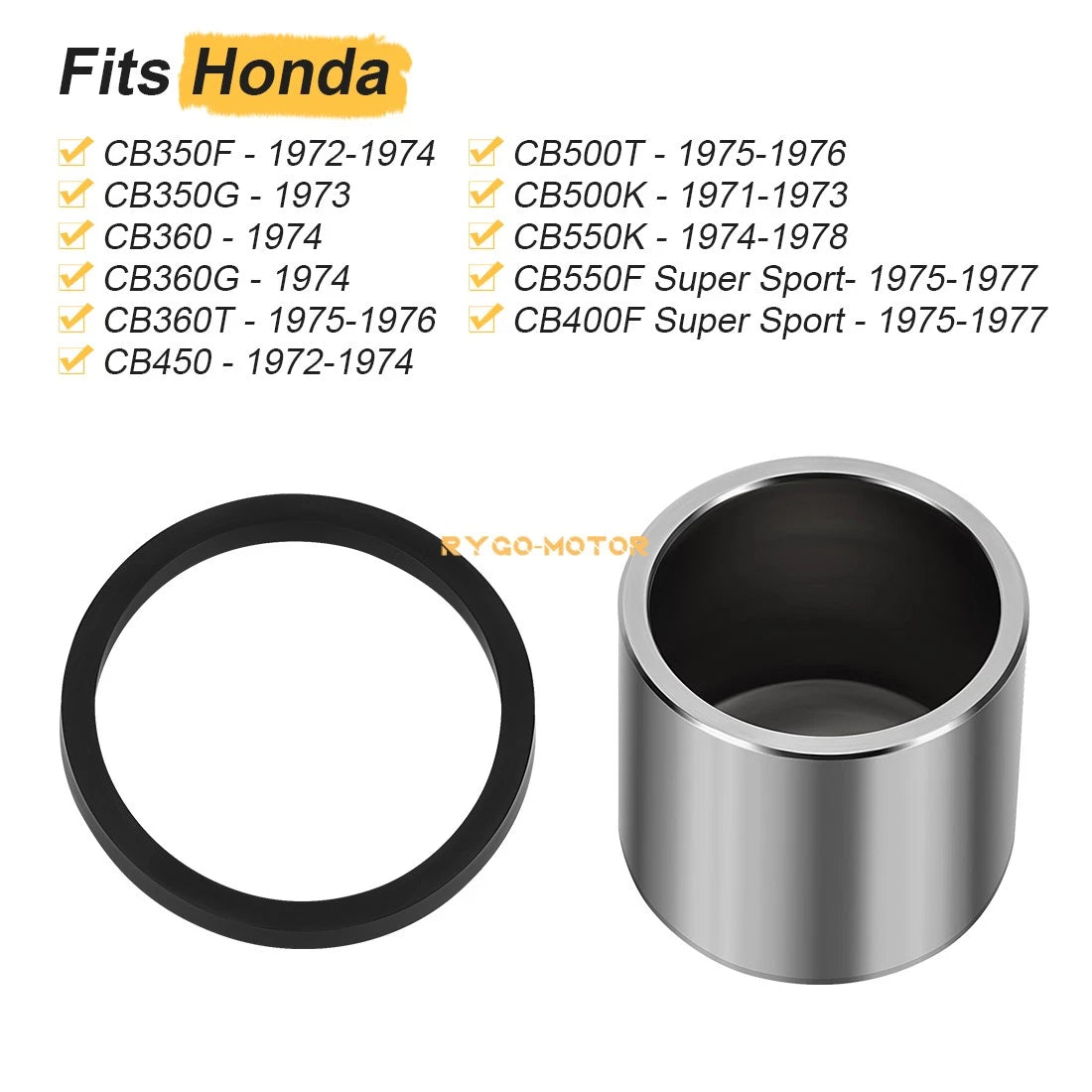 Brake Caliper Rebuild Kit for Honda CB350/360/400F/450/500/550(1971–77)
