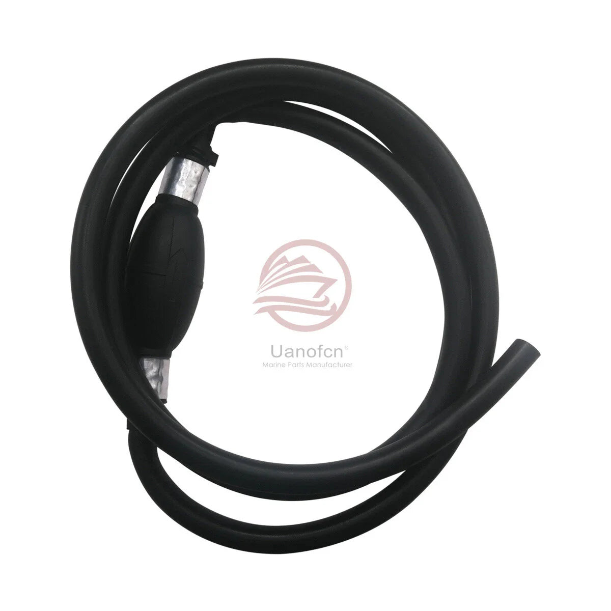 Universal 3/8" Marine Outboard Fuel Hose Assembly w/ Primer Bulb for All Models